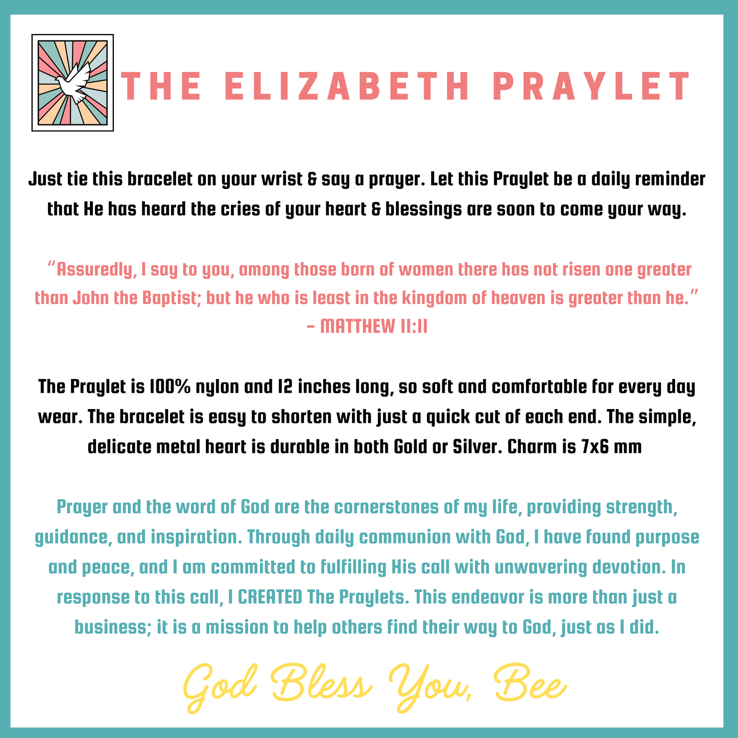 THE ELIZABETH Praylet